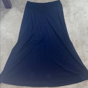 Talbots A-Line Maxi Skirt in Blue for Work